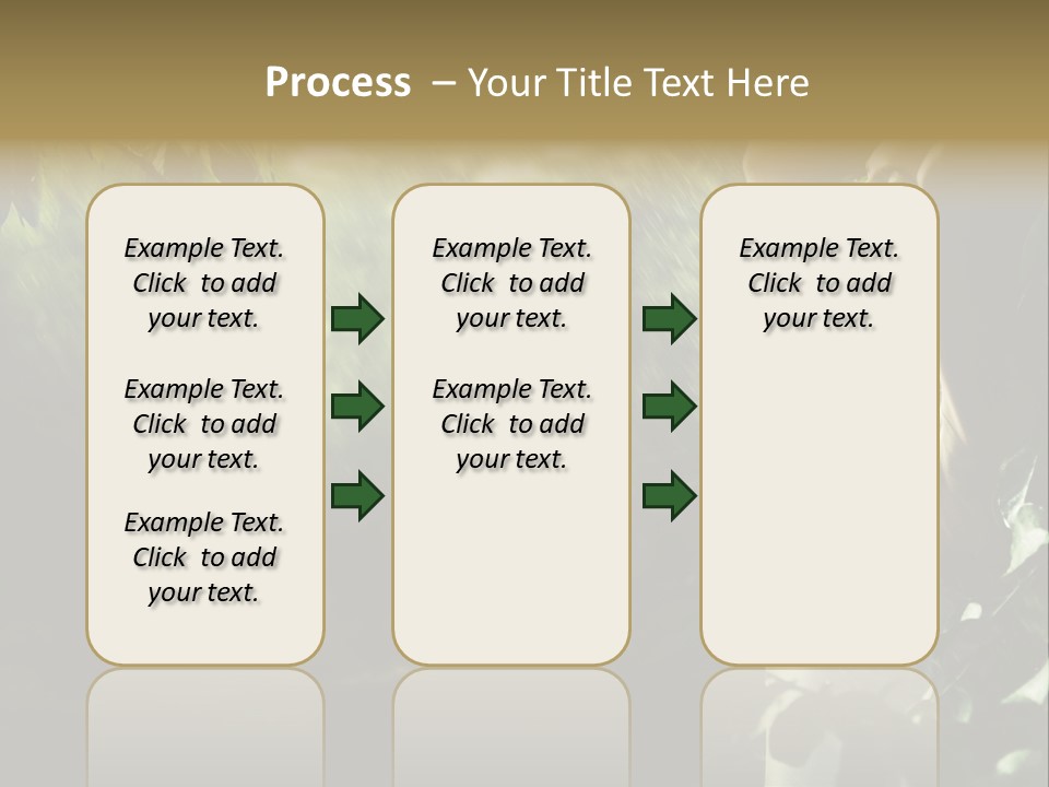 Portrait Looking Fresh PowerPoint Template