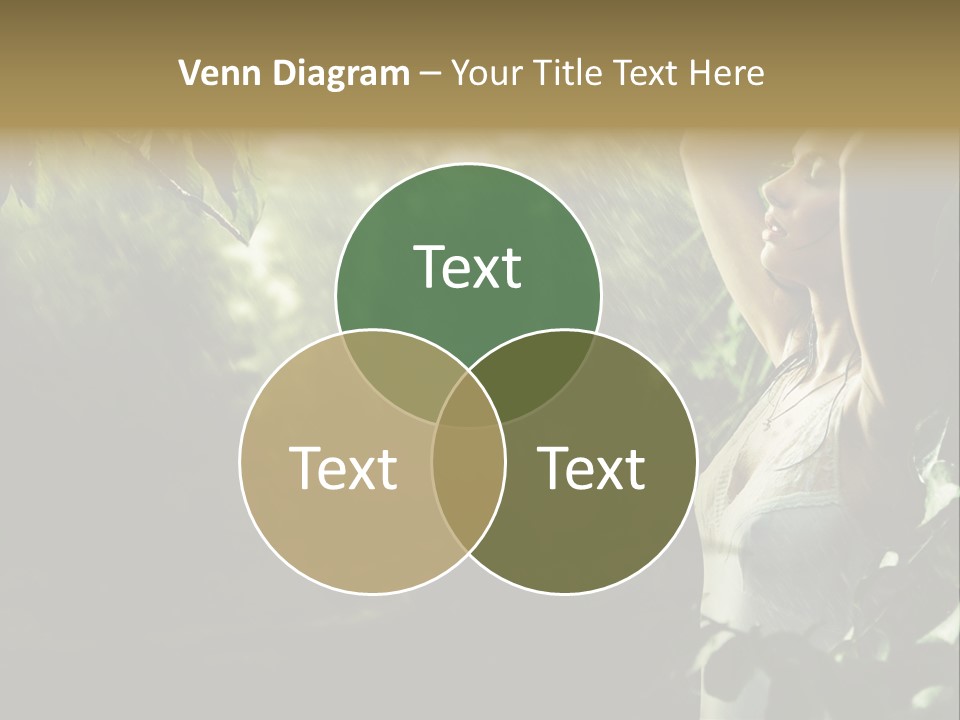 Portrait Looking Fresh PowerPoint Template