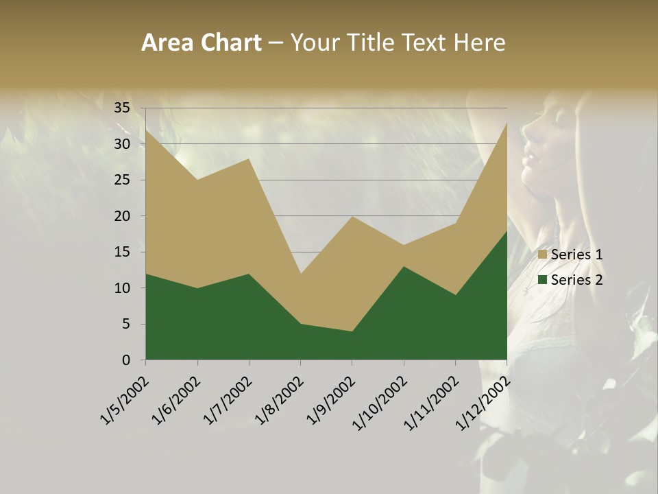 Portrait Looking Fresh PowerPoint Template