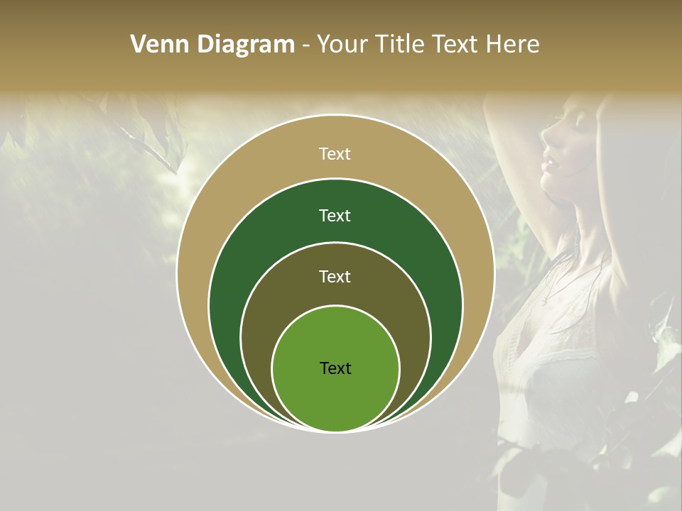 Portrait Looking Fresh PowerPoint Template