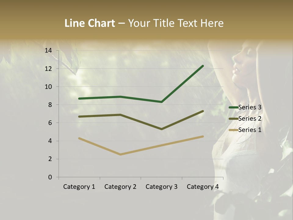 Portrait Looking Fresh PowerPoint Template