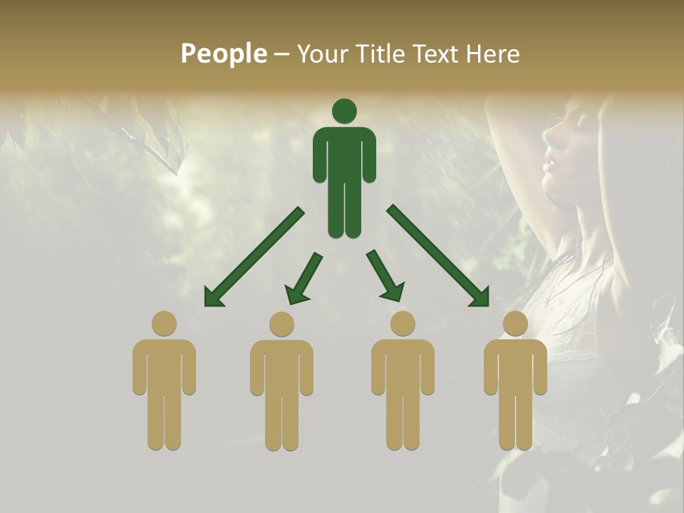 Portrait Looking Fresh PowerPoint Template