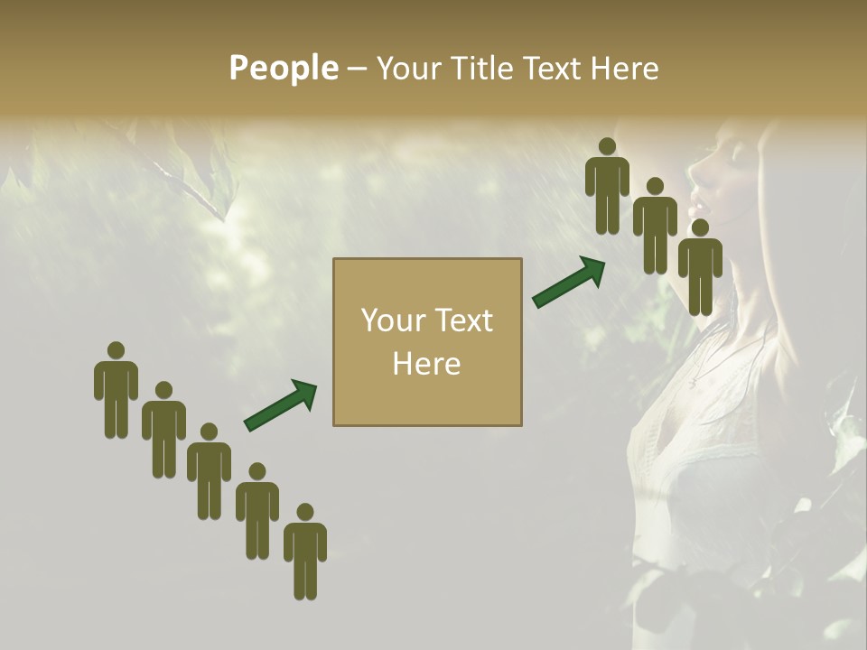 Portrait Looking Fresh PowerPoint Template