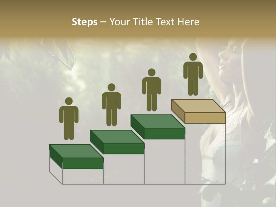 Portrait Looking Fresh PowerPoint Template