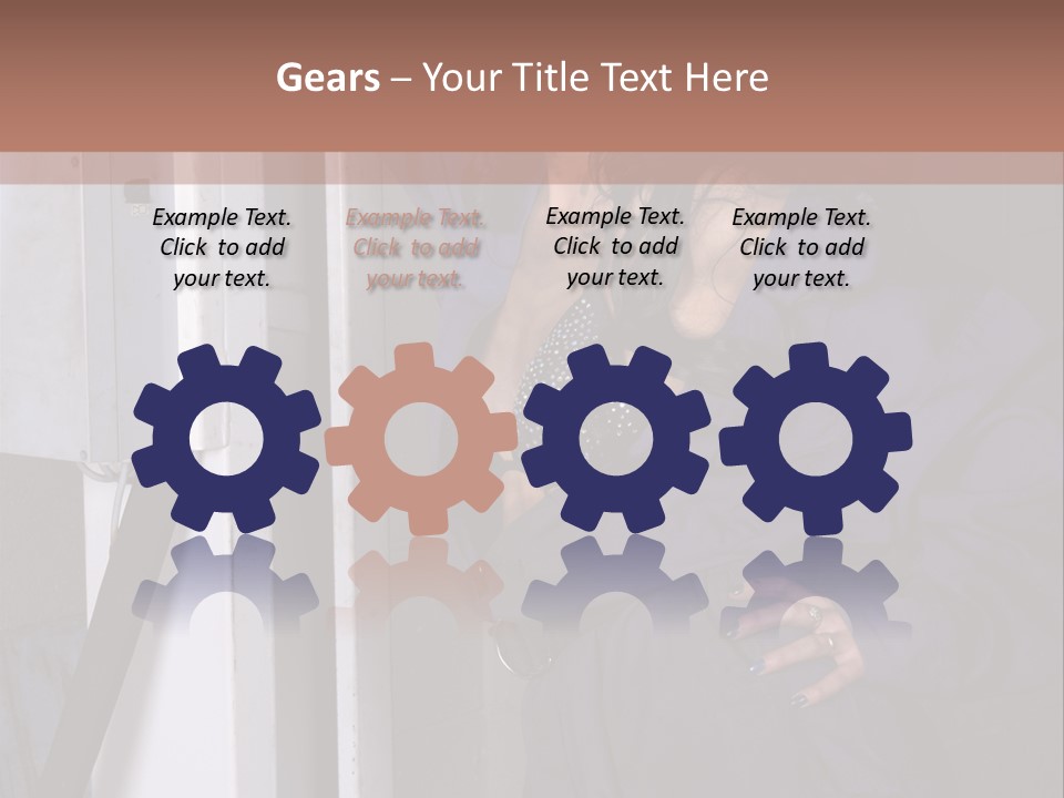 Female Tyre Pretty PowerPoint Template