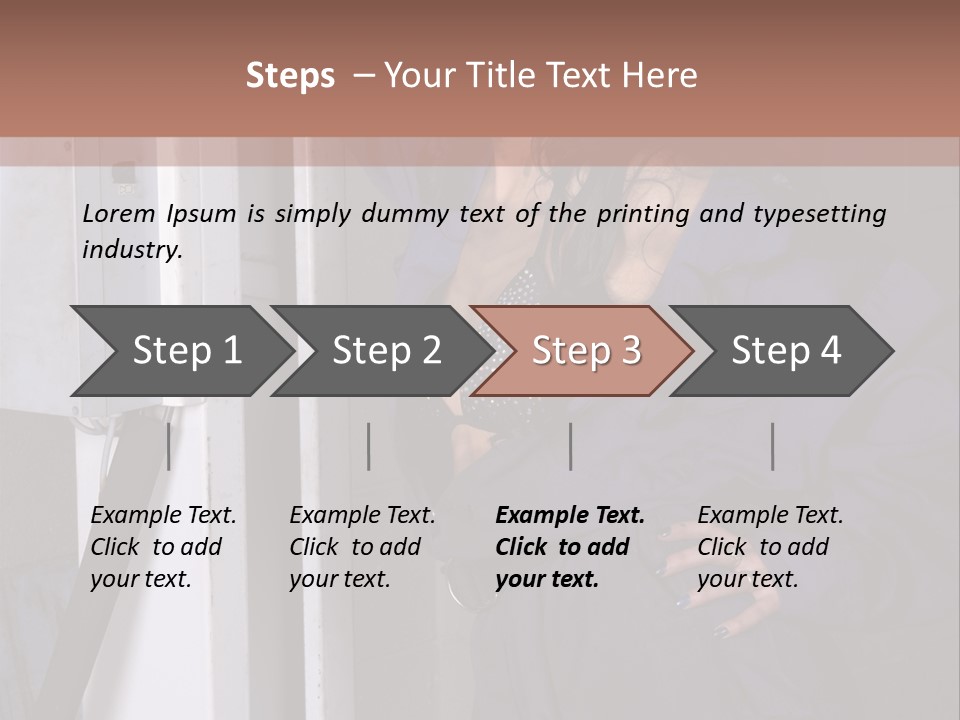 Female Tyre Pretty PowerPoint Template