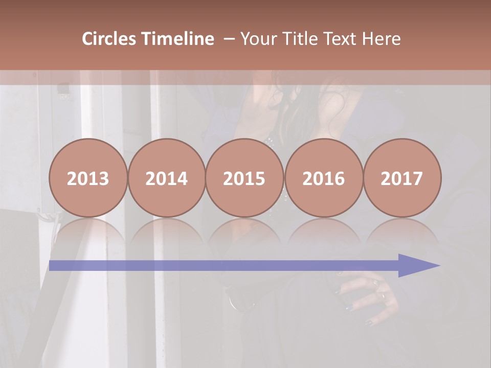 Female Tyre Pretty PowerPoint Template