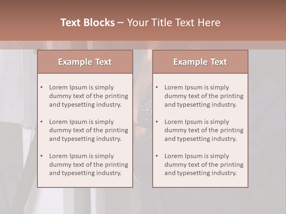 Female Tyre Pretty PowerPoint Template