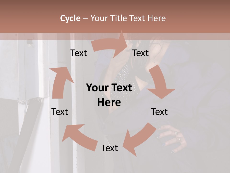 Female Tyre Pretty PowerPoint Template