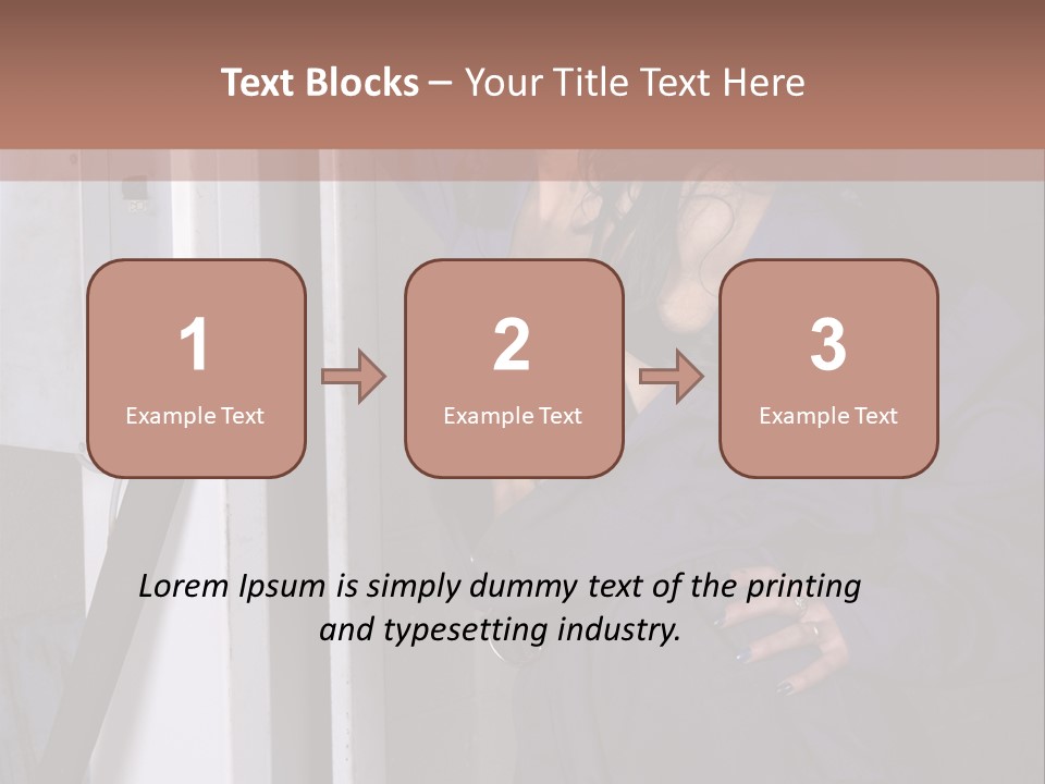 Female Tyre Pretty PowerPoint Template