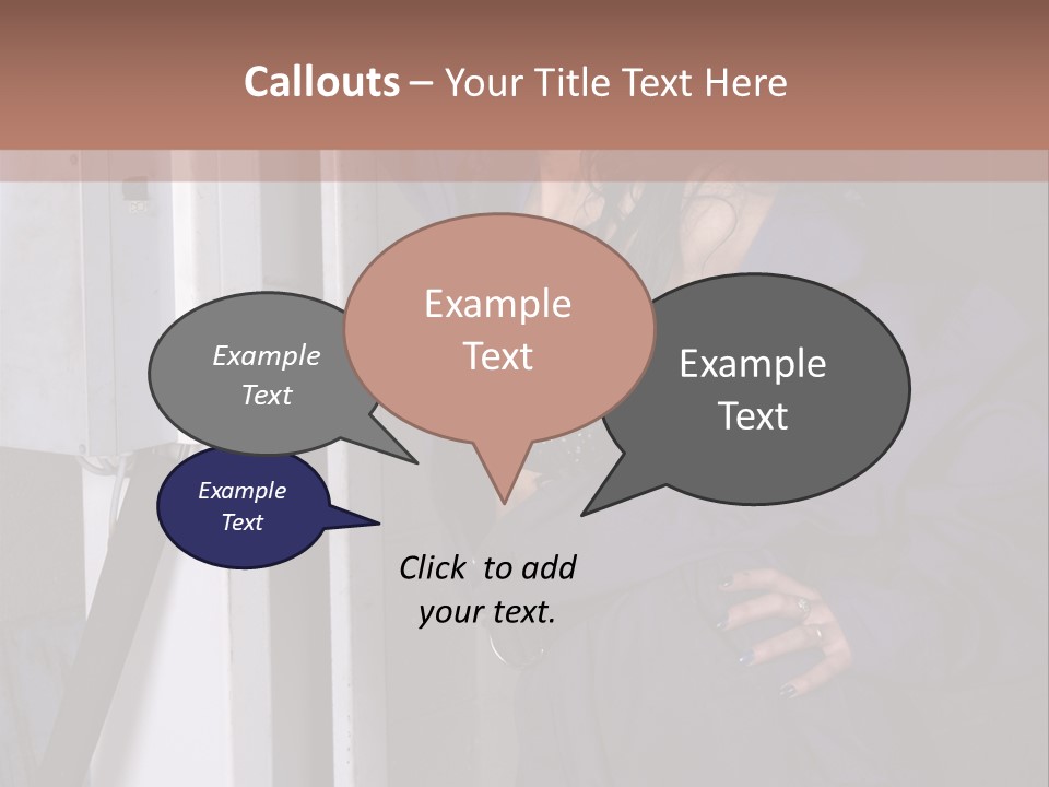 Female Tyre Pretty PowerPoint Template