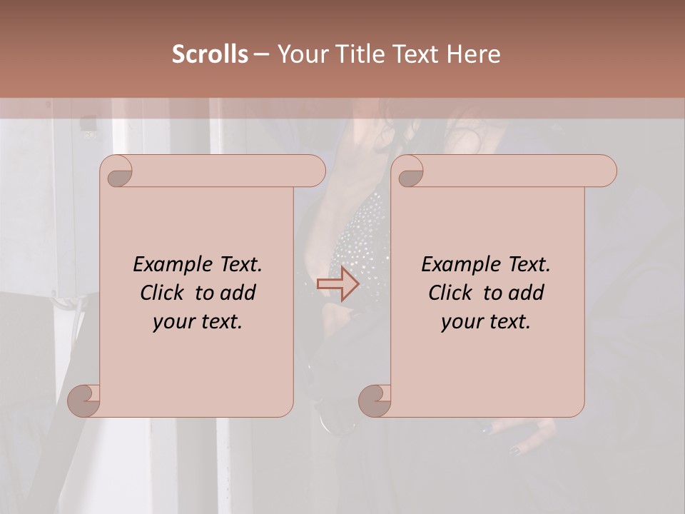Female Tyre Pretty PowerPoint Template
