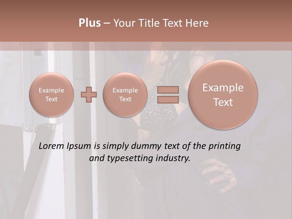 Female Tyre Pretty PowerPoint Template