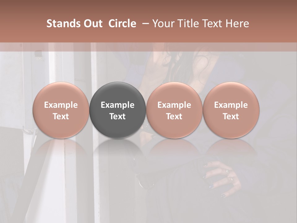 Female Tyre Pretty PowerPoint Template