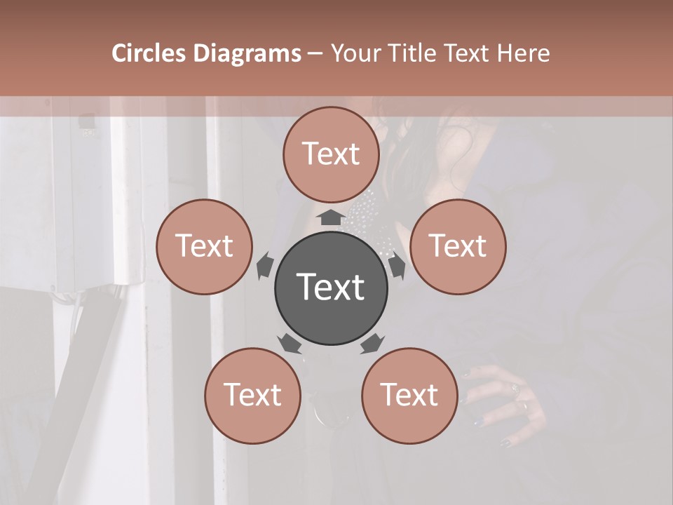 Female Tyre Pretty PowerPoint Template