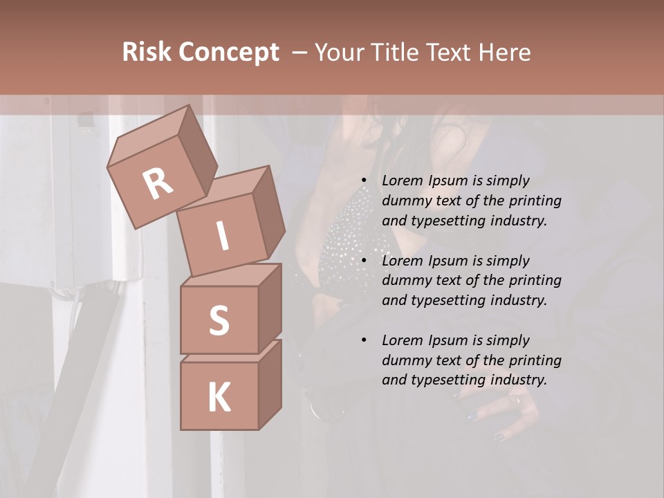 Female Tyre Pretty PowerPoint Template