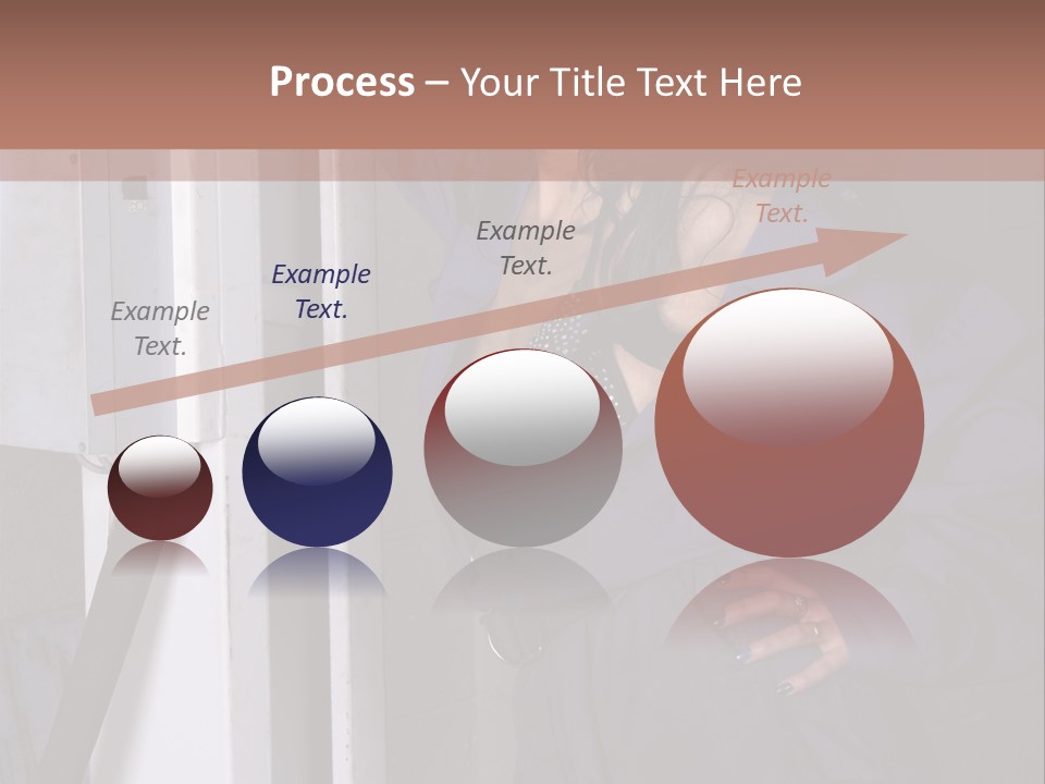 Female Tyre Pretty PowerPoint Template