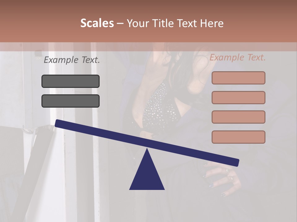 Female Tyre Pretty PowerPoint Template