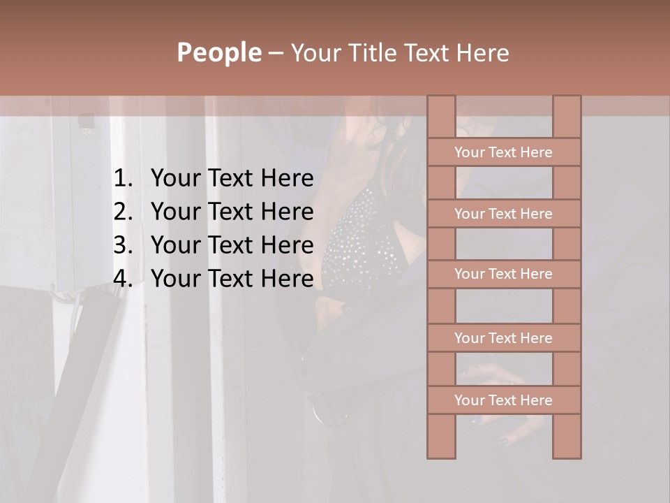 Female Tyre Pretty PowerPoint Template