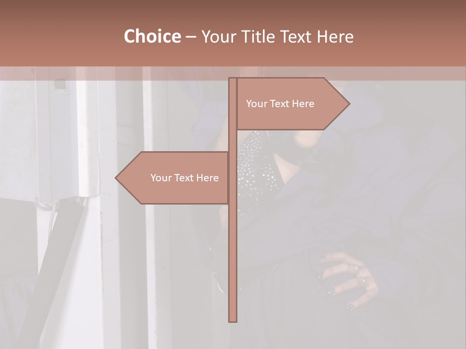 Female Tyre Pretty PowerPoint Template