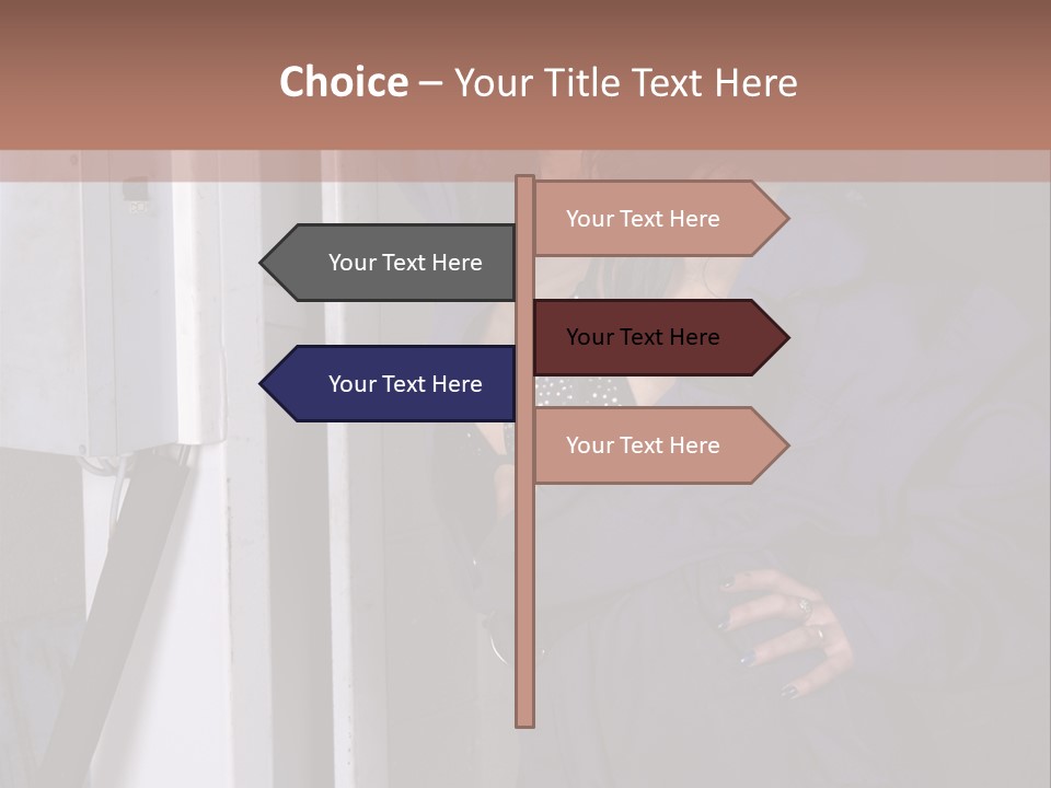 Female Tyre Pretty PowerPoint Template