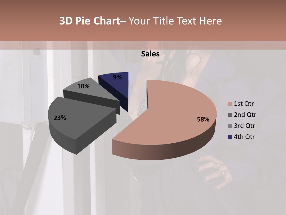 Female Tyre Pretty PowerPoint Template