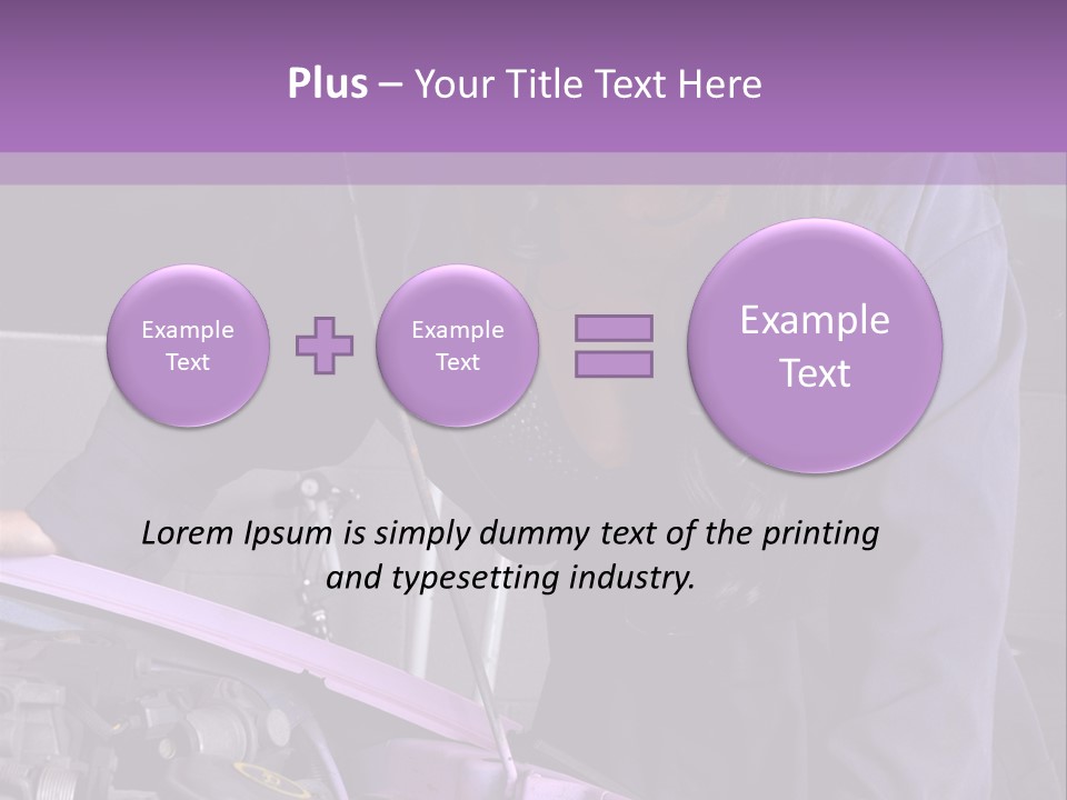 Face Lingerie Women PowerPoint Template