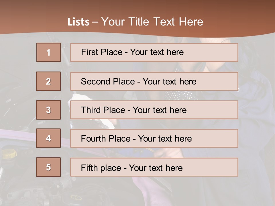 Tool Boots Lingerie PowerPoint Template