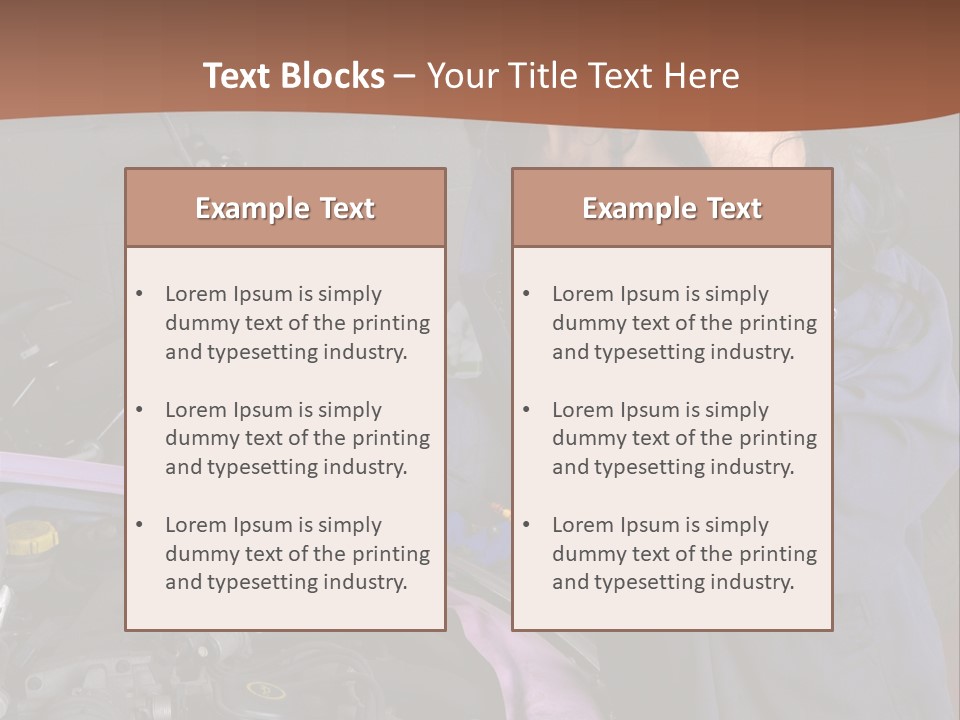 Tool Boots Lingerie PowerPoint Template