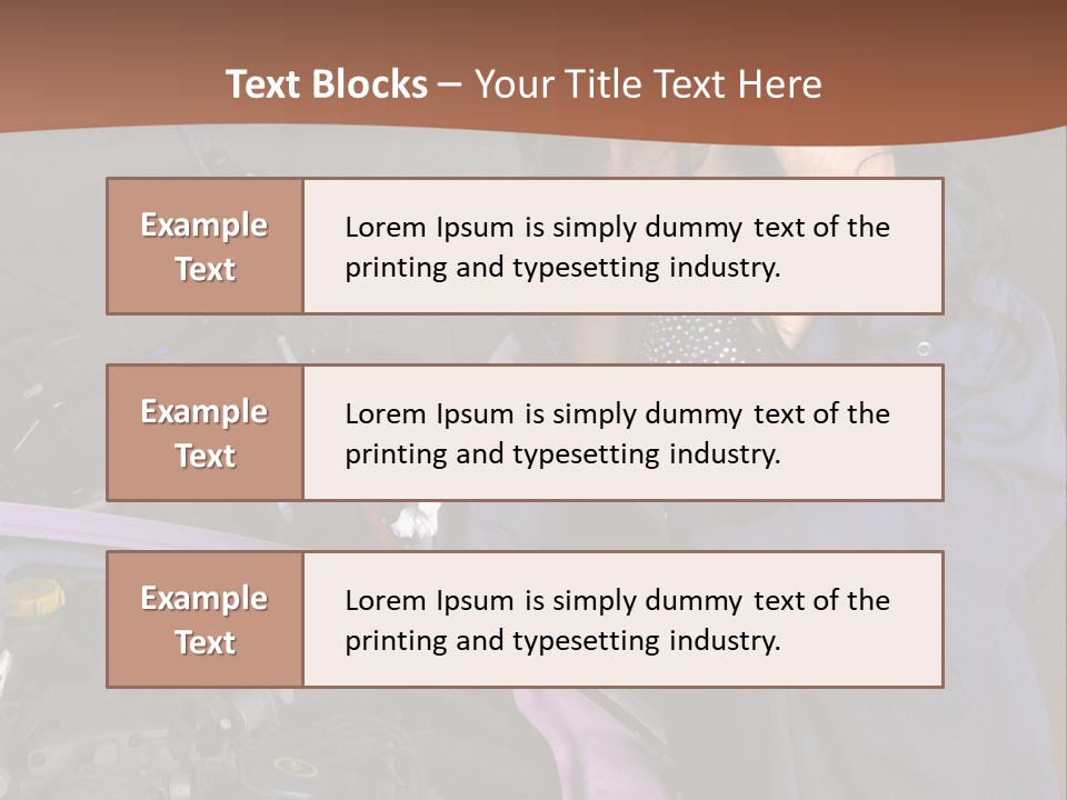 Tool Boots Lingerie PowerPoint Template