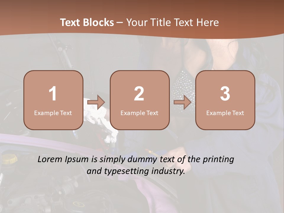 Tool Boots Lingerie PowerPoint Template