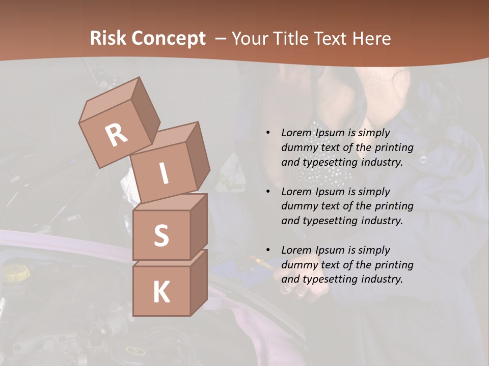 Tool Boots Lingerie PowerPoint Template