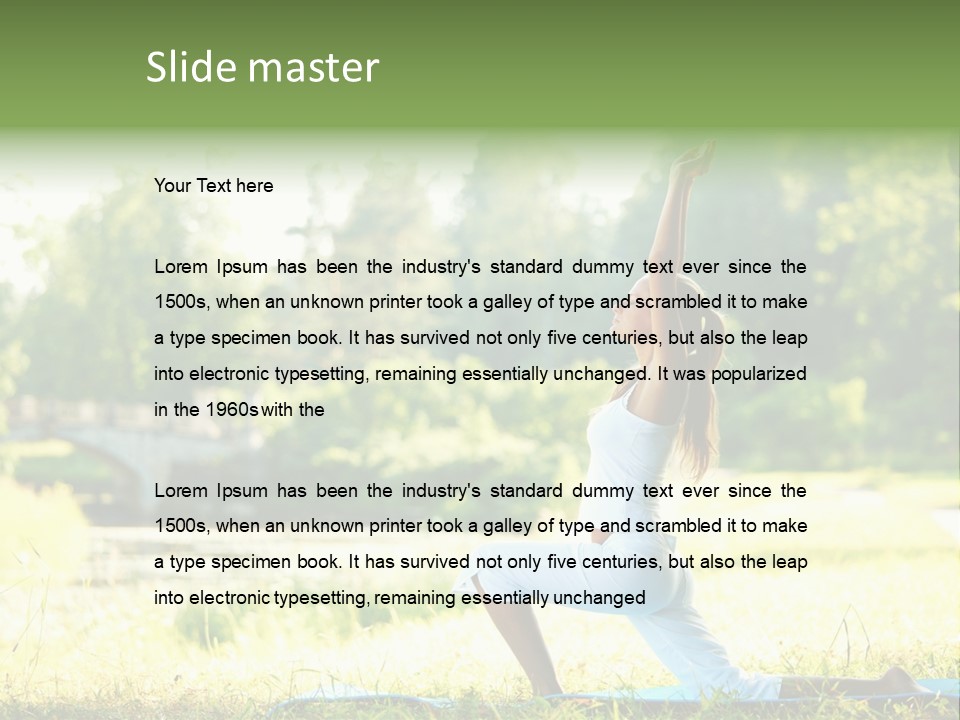 Energy Healthy Fitness PowerPoint Template