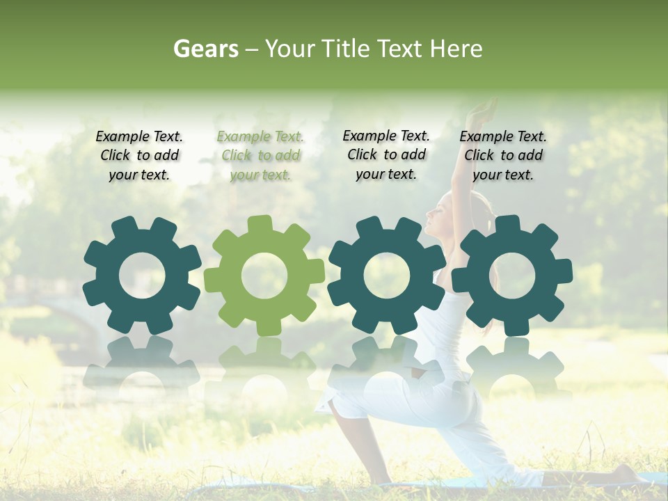 Energy Healthy Fitness PowerPoint Template