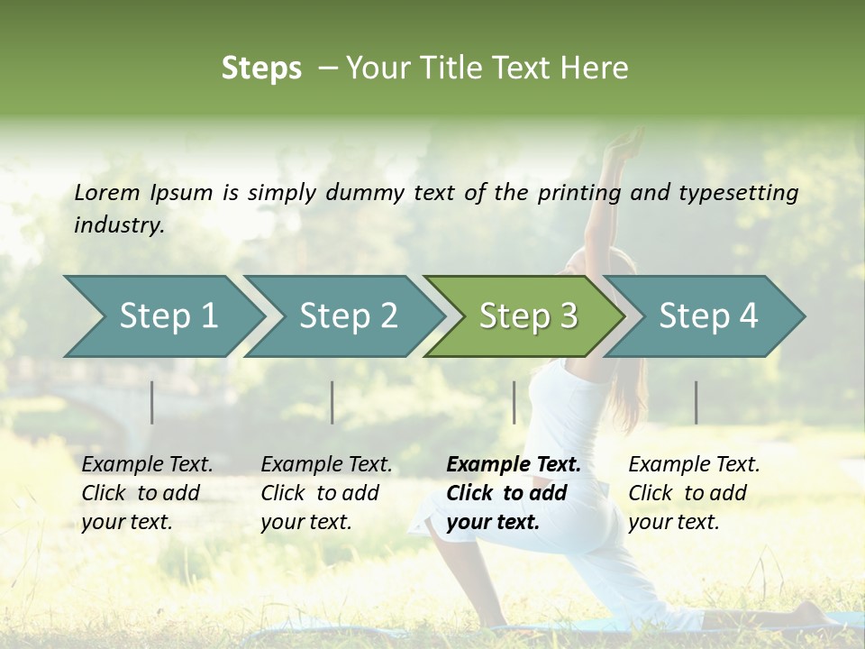 Energy Healthy Fitness PowerPoint Template