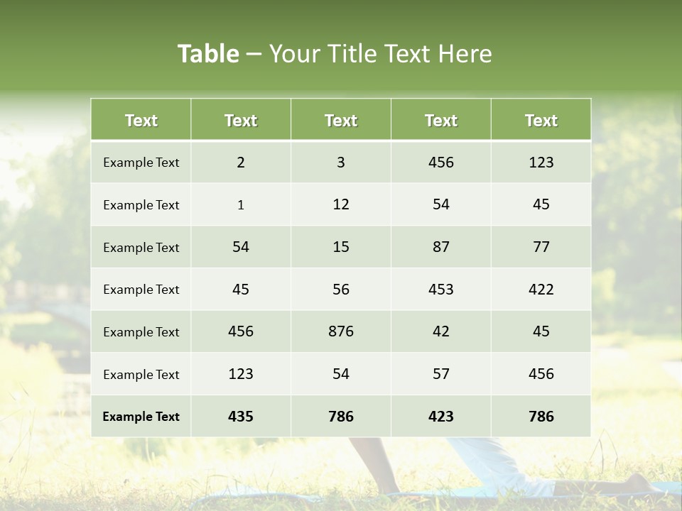 Energy Healthy Fitness PowerPoint Template