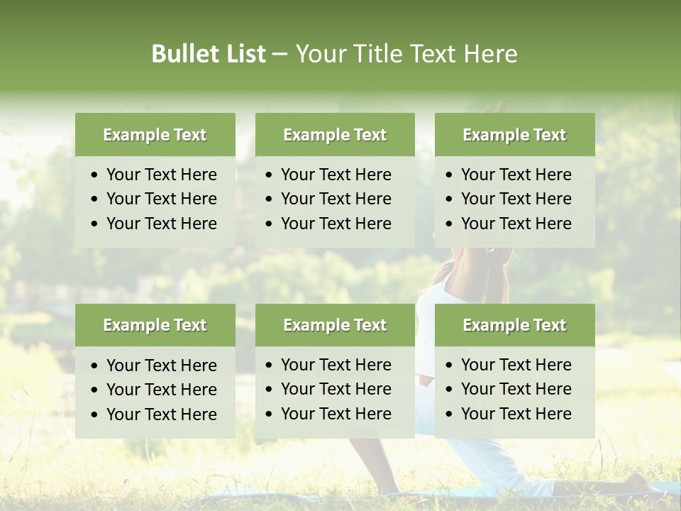 Energy Healthy Fitness PowerPoint Template