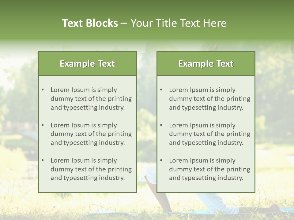 Energy Healthy Fitness PowerPoint Template