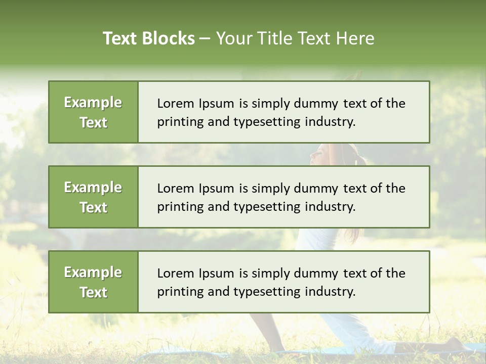 Energy Healthy Fitness PowerPoint Template