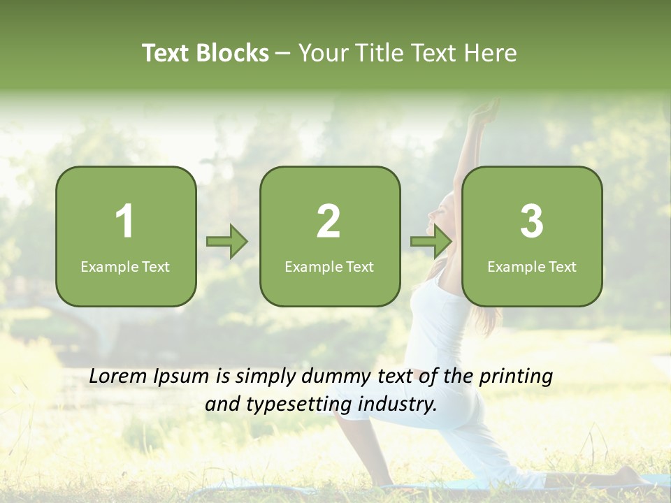 Energy Healthy Fitness PowerPoint Template