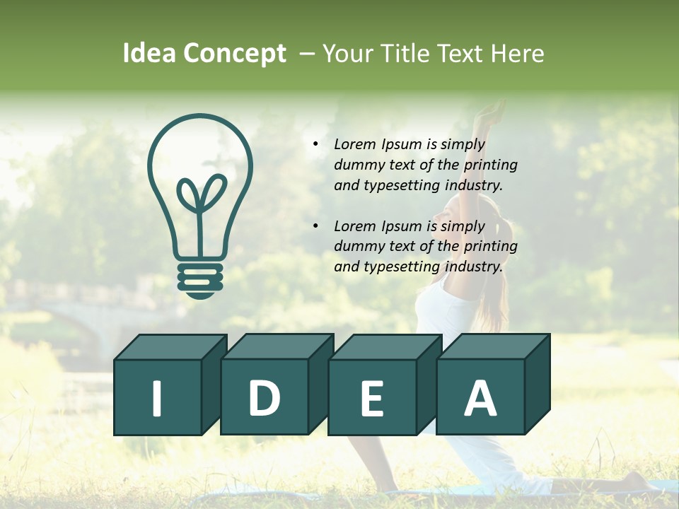 Energy Healthy Fitness PowerPoint Template