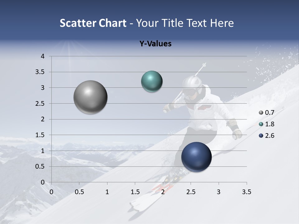 Skiing Schweiz Helmet PowerPoint Template