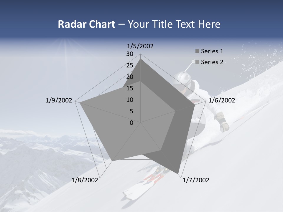 Skiing Schweiz Helmet PowerPoint Template