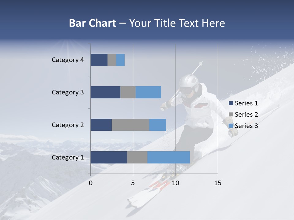 Skiing Schweiz Helmet PowerPoint Template