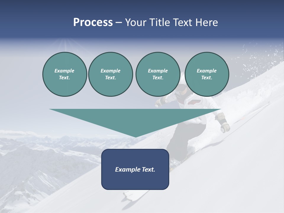 Skiing Schweiz Helmet PowerPoint Template