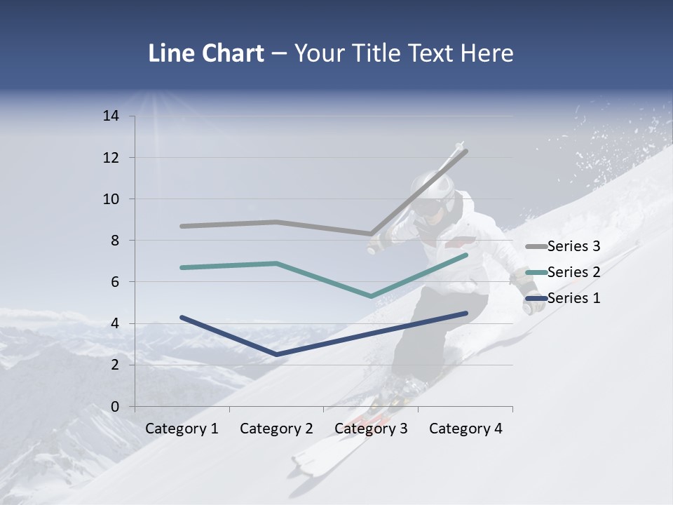 Skiing Schweiz Helmet PowerPoint Template