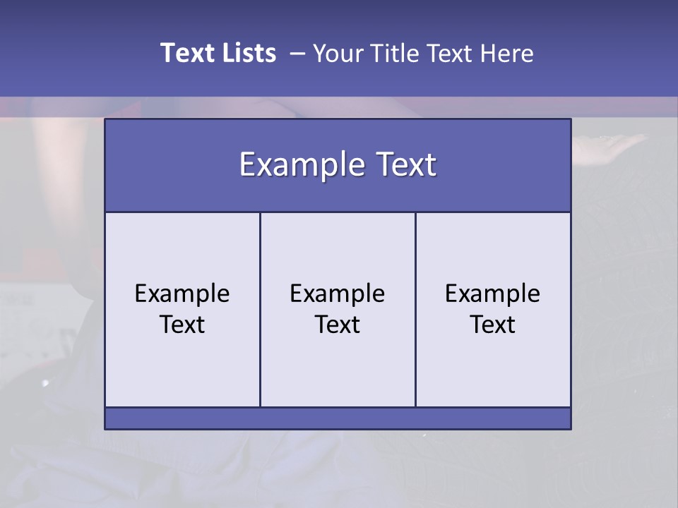 Model Bikini Repair PowerPoint Template