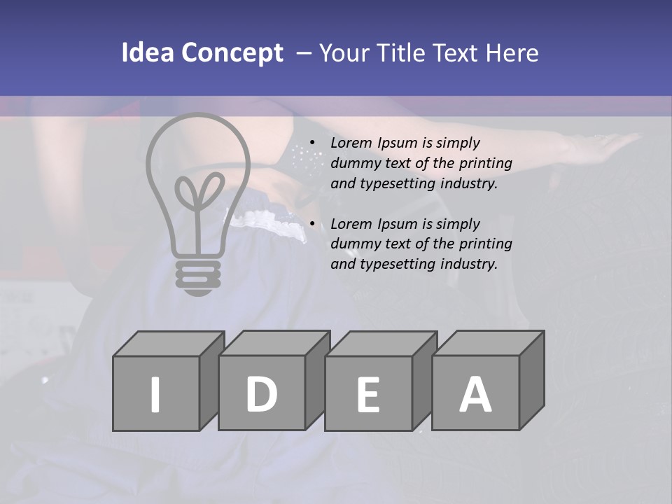 Model Bikini Repair PowerPoint Template