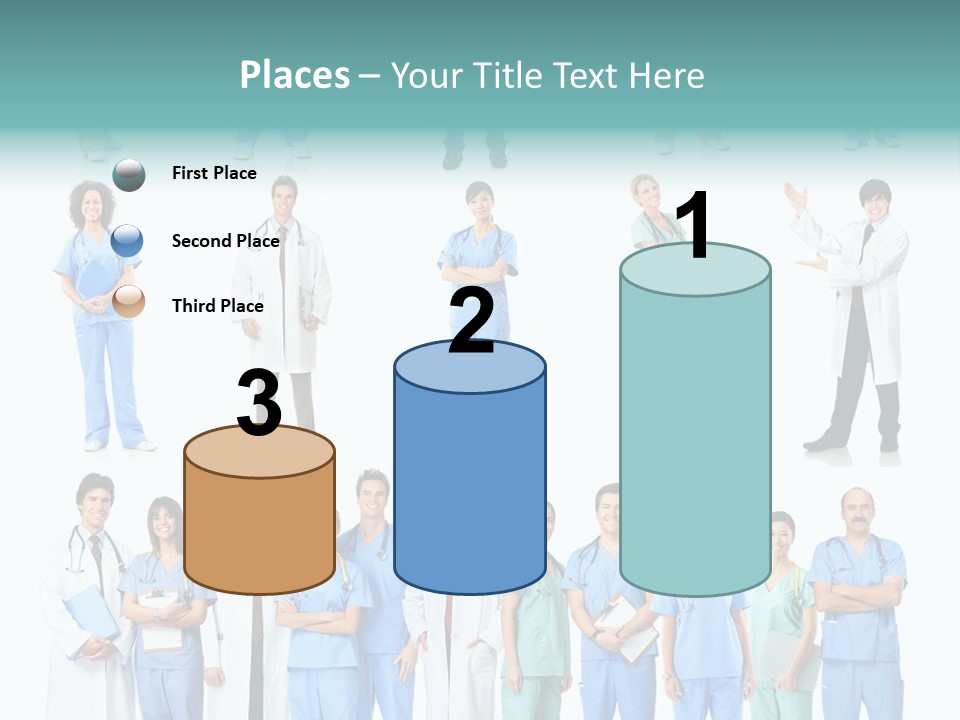 Worker Blue Young PowerPoint Template