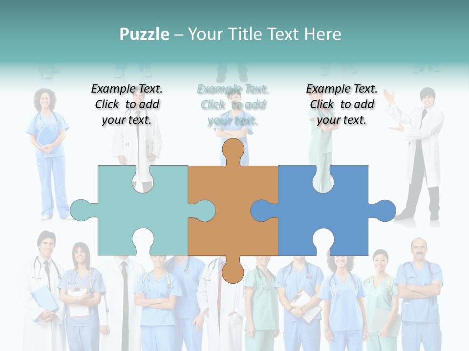 Worker Blue Young PowerPoint Template